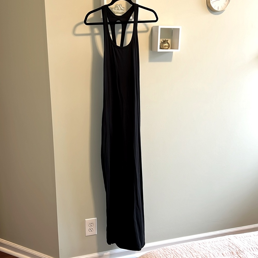 Lululemon women’s long cotton cross-back dress- Size 12
